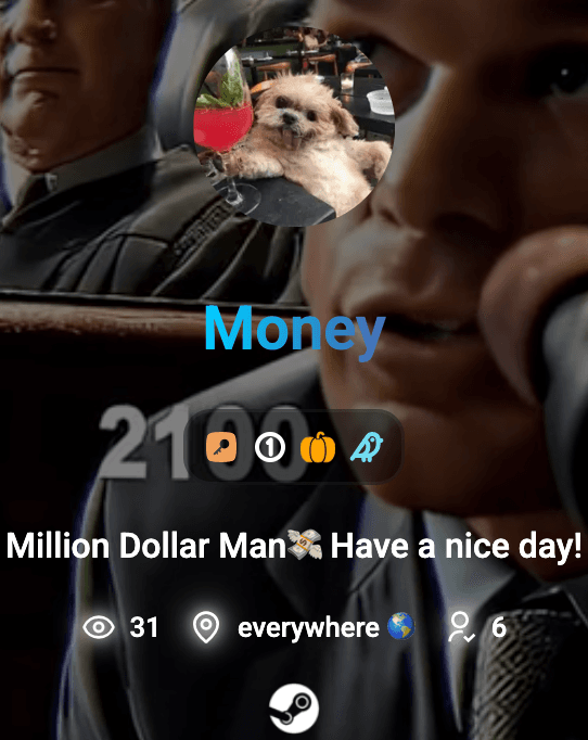 €'s profile card preview