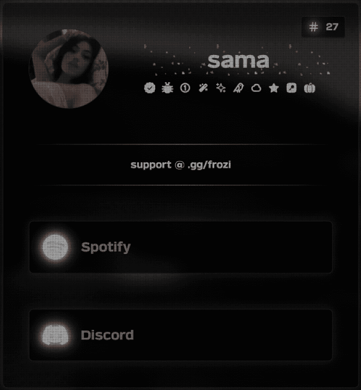 s's profile card preview